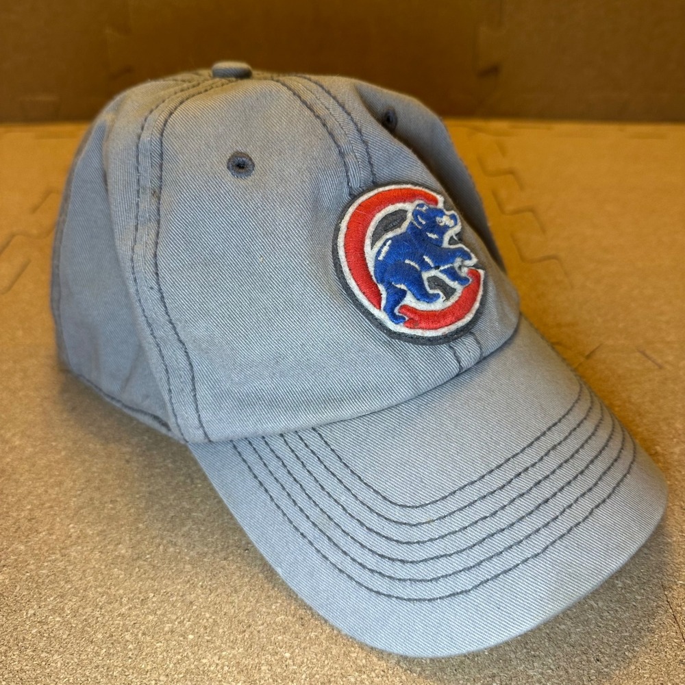 47 Brand Chicago Cubs Hat Mens Small Grey MLB Baseball Cap Franchise Relaxed Fit